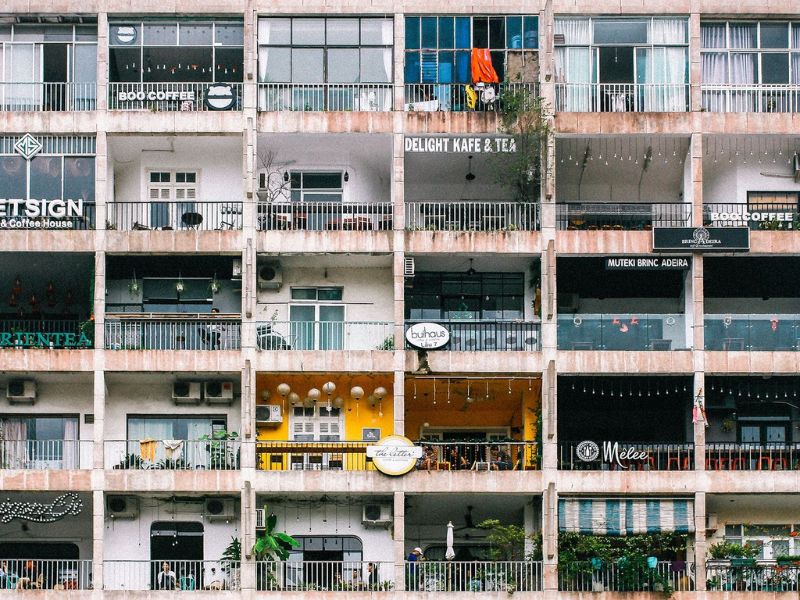 Chính diện Chung Cư 42 Nguyễn Huệ