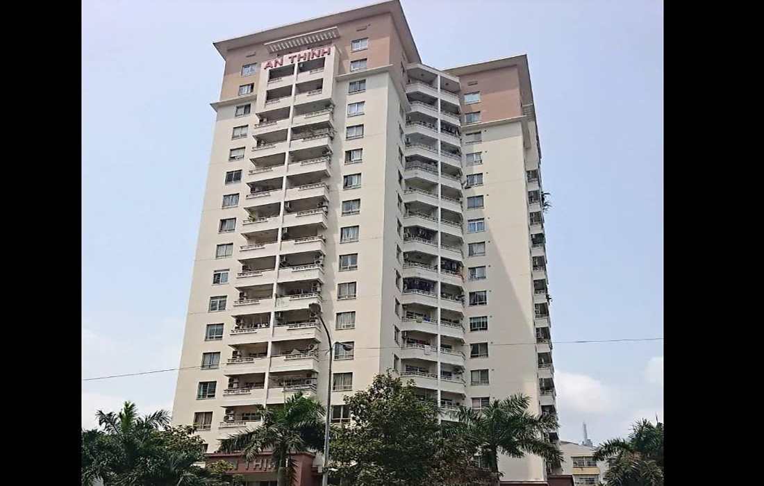 Mặt tiền chung cư An Thịnh Quận 2 thoáng mát