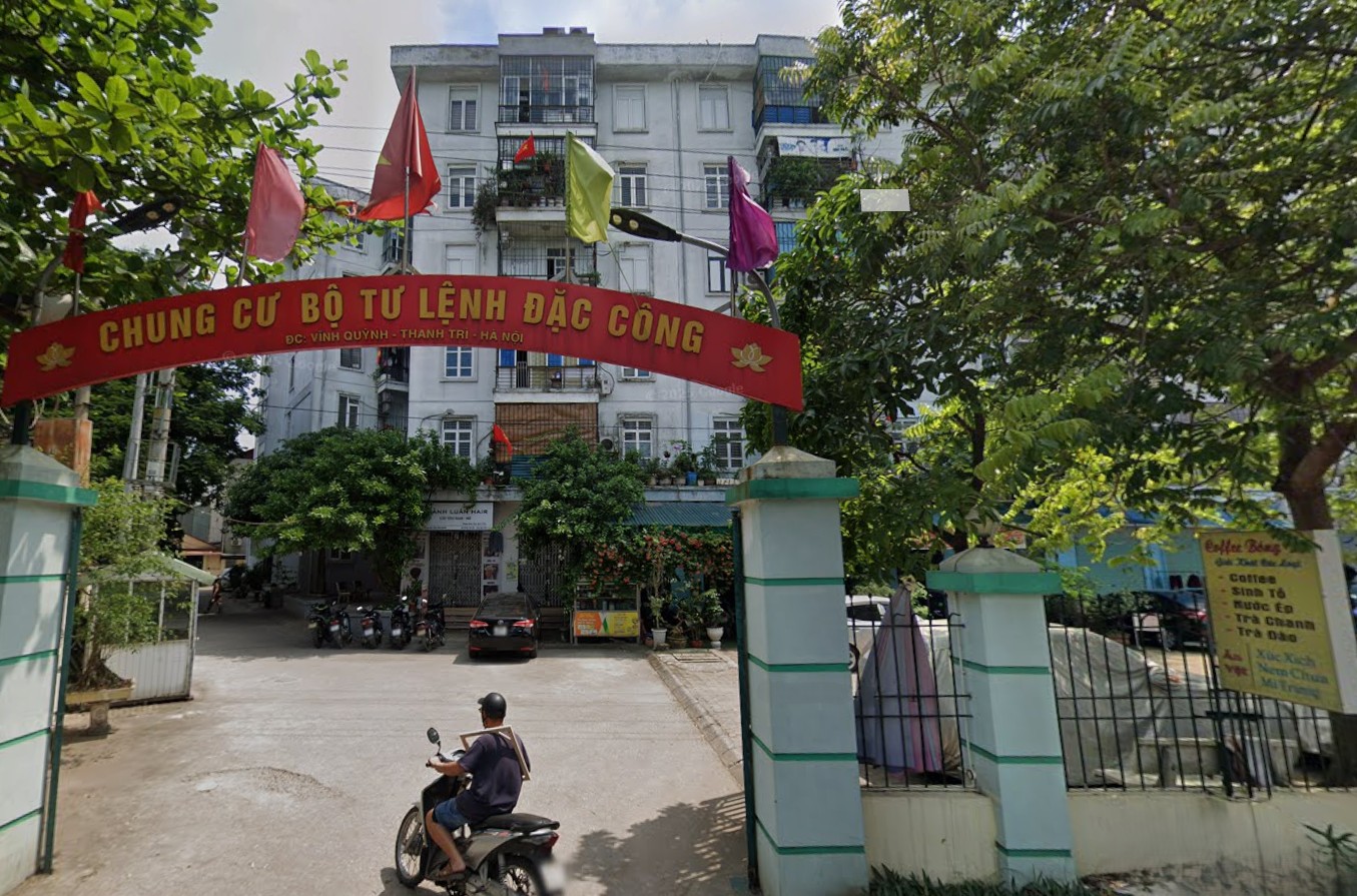 Tổng quan dự án Chung cư Bộ Tư lệnh Đặc Công từ trên cao