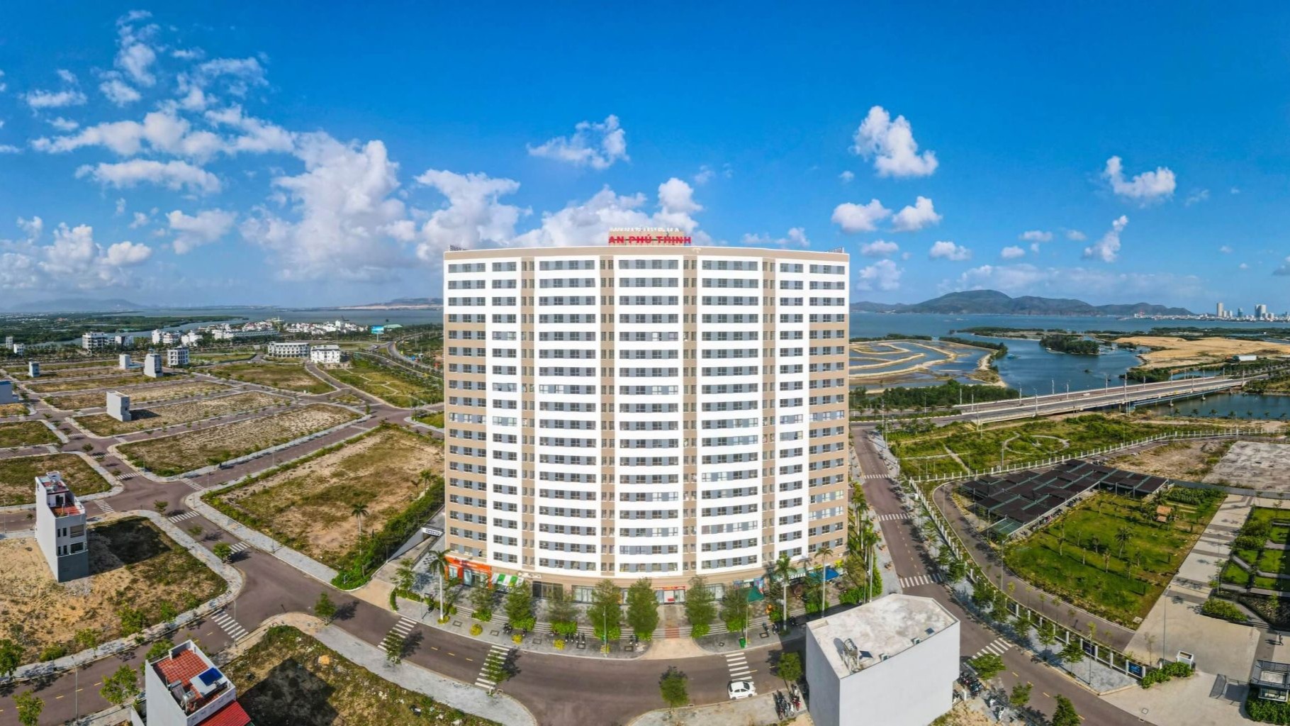 Phối cảnh tổng thể Chung cư An Phú Thịnh Garden Tower Quy Nhơn hiện đại
