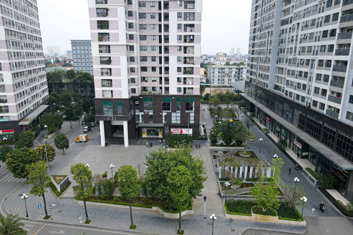 Phối cảnh chung cư CT3 Bộ Công an