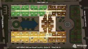 Mặt bằng điển hình căn hộ tại Dream Home Palace