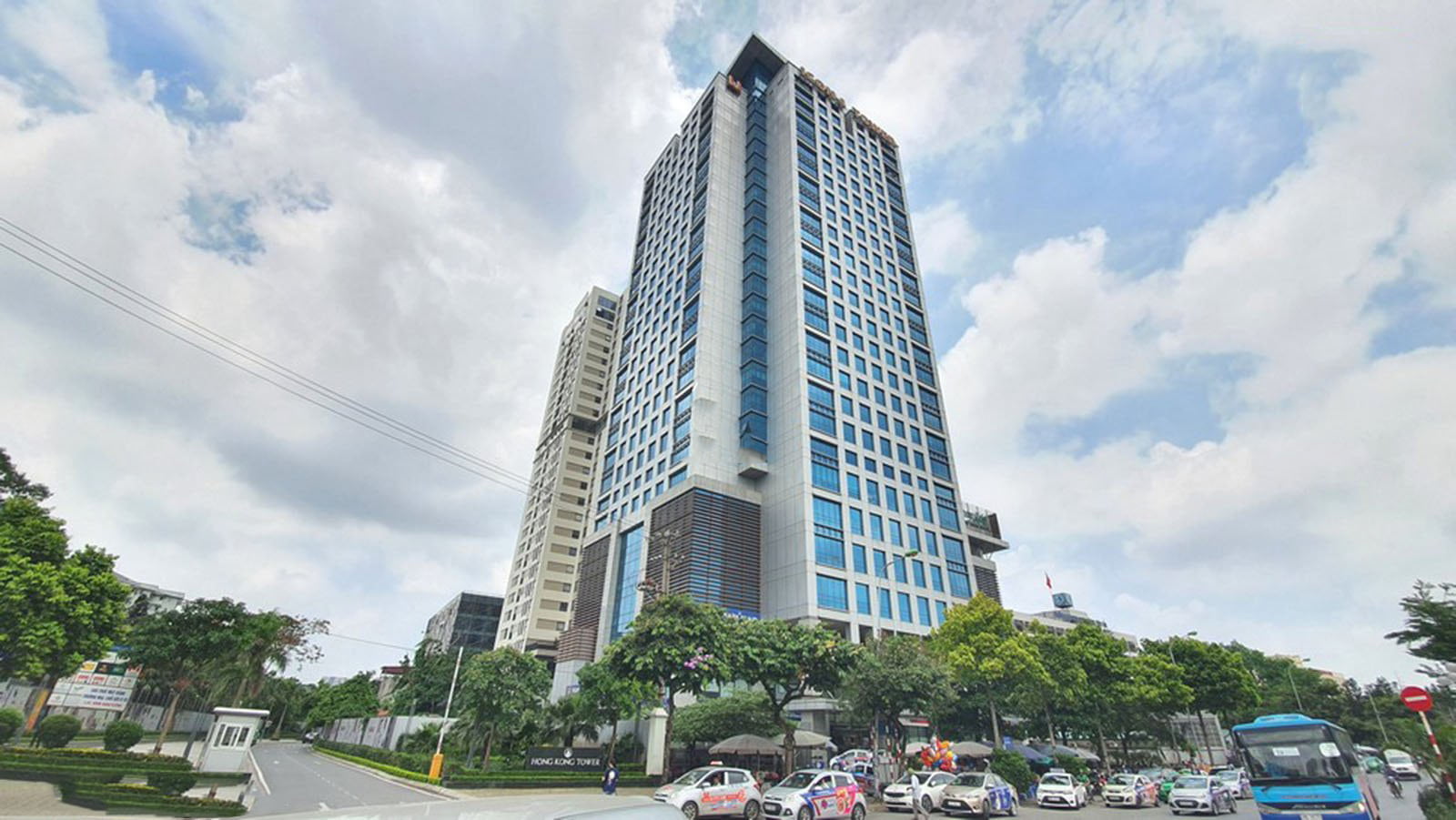Toàn cảnh Icon4 Tower nhìn từ trên cao, trung tâm Đống Đa
