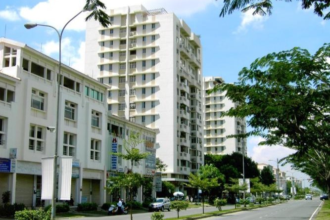 Phối cảnh chung cư Mỹ Khánh 1 trong Phú Mỹ Hưng