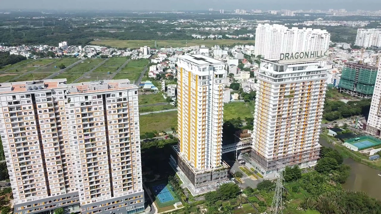 Hình ảnh chung cư Dragon Hill Residence And Suites 2 Nhà Bè với kiến trúc sang trọng.