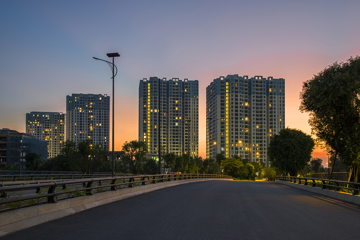 Không gian xanh tại West Bay Ecopark