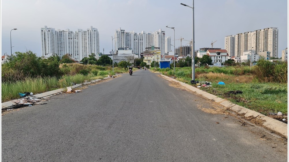 Hạ tầng và nhà phố tại KDC Thái Sơn 1 Nhà Bè