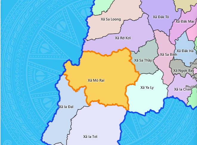 Bản đồ xã Mô Rai - Nhấn để xem ảnh lớn