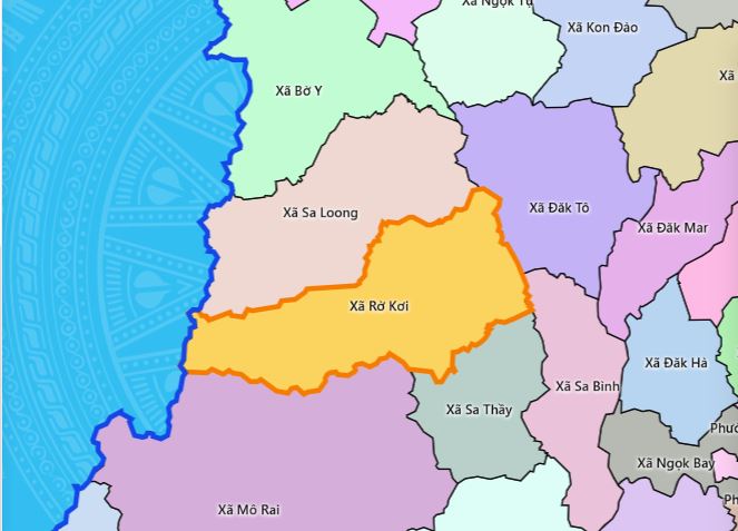 Bản đồ xã Rờ Kơi - Nhấn để xem ảnh lớn
