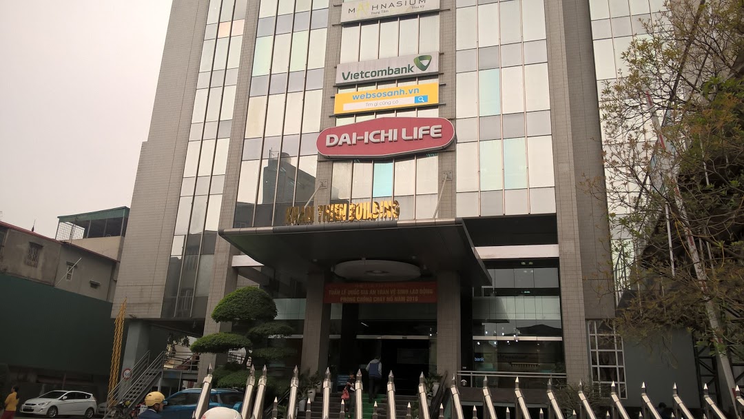Toàn cảnh Khâm Thiên Building từ trên cao