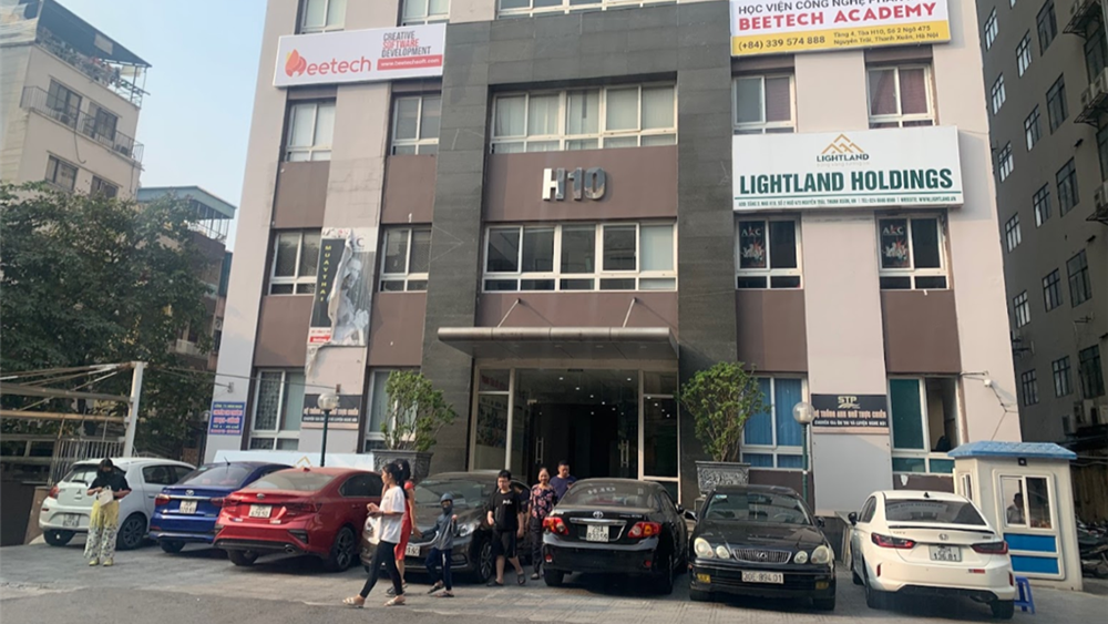 Tổng quan Chung cư H10 - Vinaconex 6 (445 Nguyễn Khang) từ bên ngoài