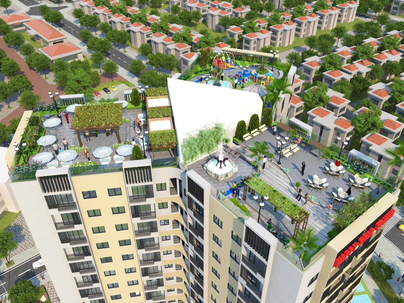 Hình ảnh phối cảnh dự án Happy Star Tower