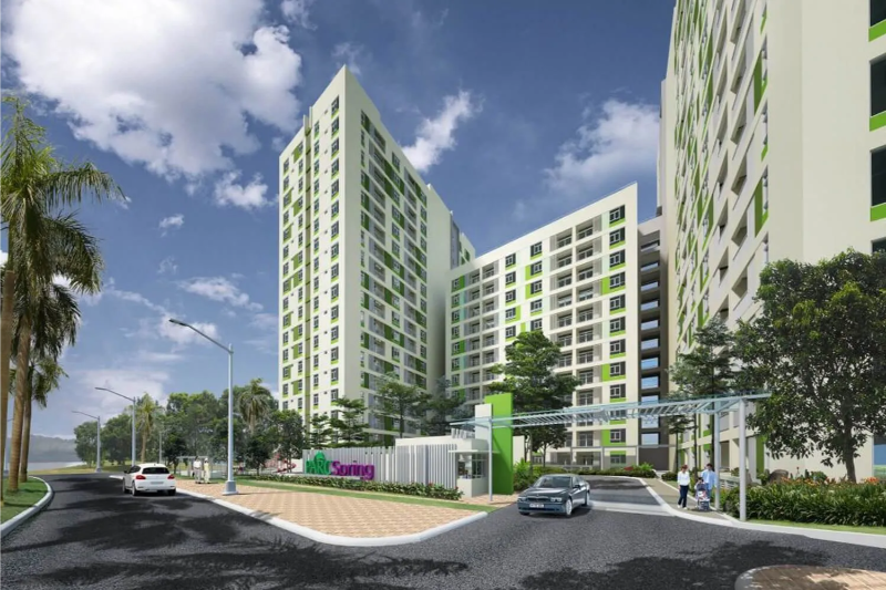 PARCSpring: Khu căn hộ ven sông với nhiều cây xanh và không gian mở tại TP Thủ Đức.