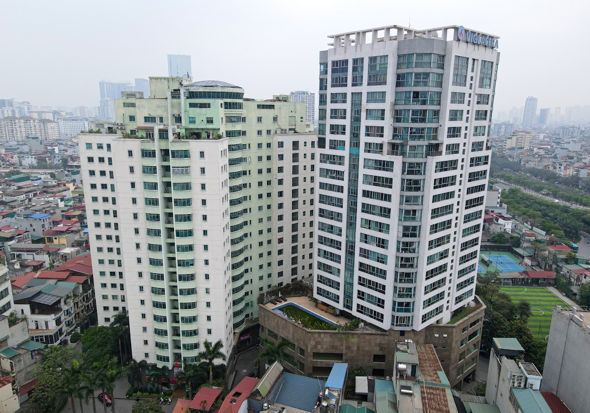 Toàn cảnh Chung cư 671 Hoàng Hoa Thám với vị trí trung tâm