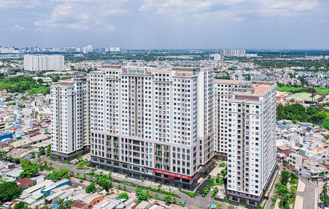 Phối cảnh Green River Quận 8