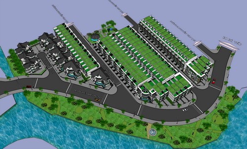Không gian sống yên bình tại Khu dân cư Đồng Phượng