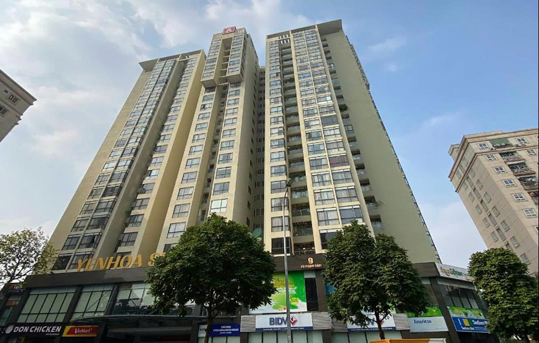 Phối cảnh chung cư Yên Hòa Sunshine