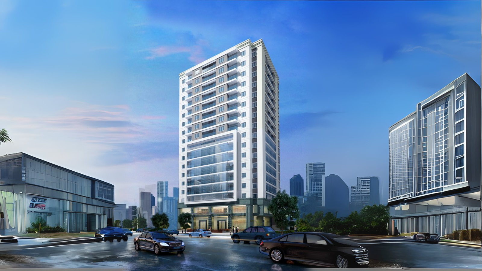 Tòa Nhà 131 Phố Thái Hà - Mặt tiền