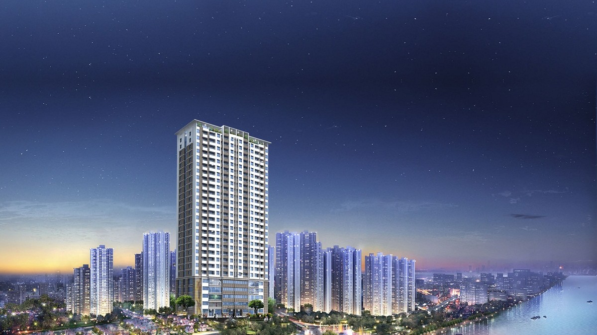 Khu vực chung cư Hồng Hà Tower