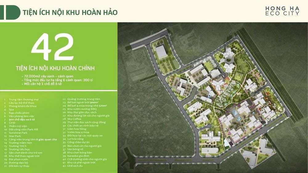 Mặt bằng điển hình căn hộ 3 phòng ngủ Hồng Hà Eco City