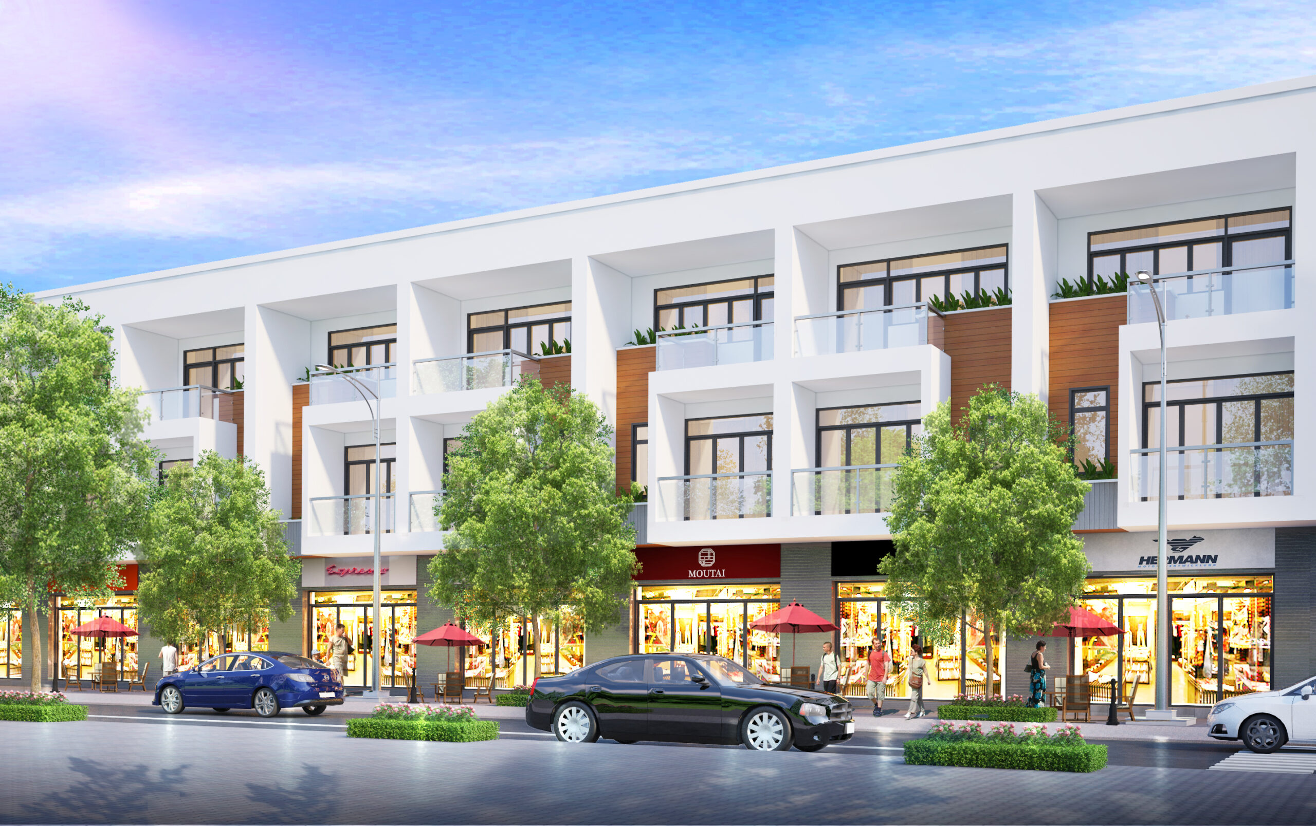 Phối cảnh Khu phức hợp Alva Plaza Bình Dương
