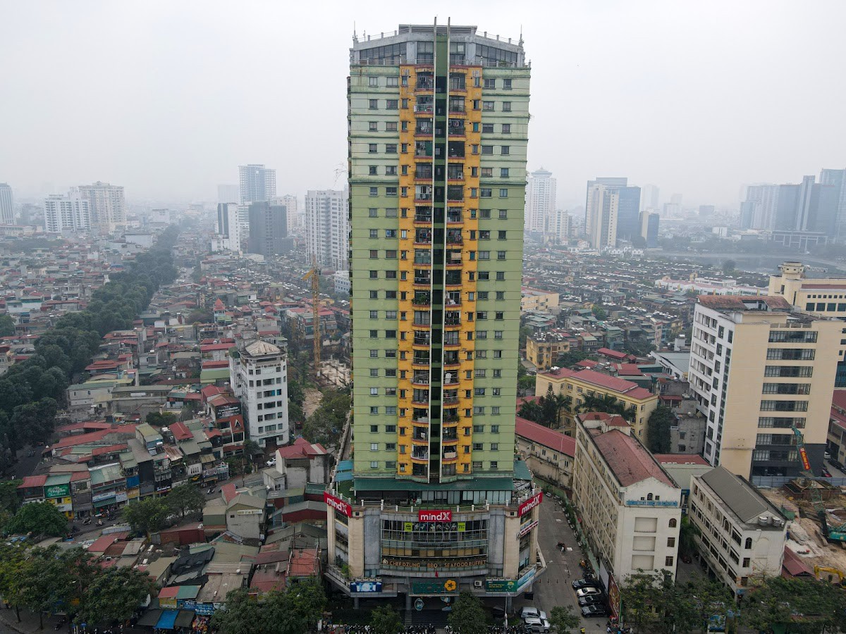 Phòng khách căn hộ Chung cư Vườn Xuân - 71 Nguyễn Chí Thanh với nội thất cao cấp