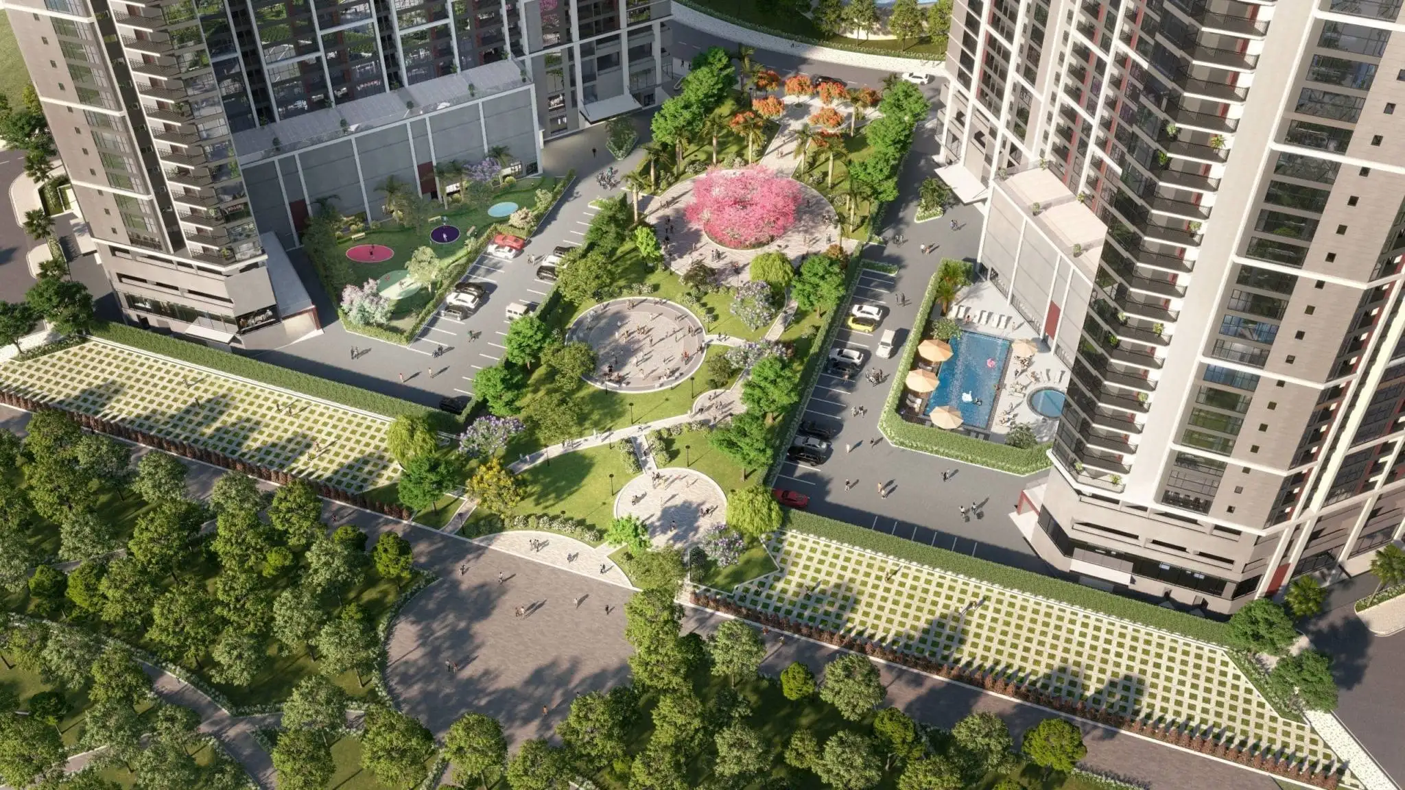 Tiện ích vườn Nhật và không gian xanh tại Minato Residence
