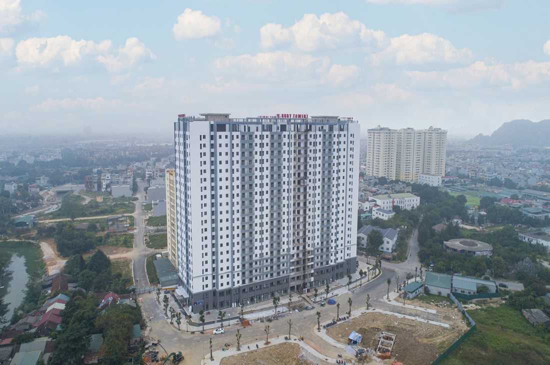 Phối cảnh chung cư Ruby Tower Thanh Hóa