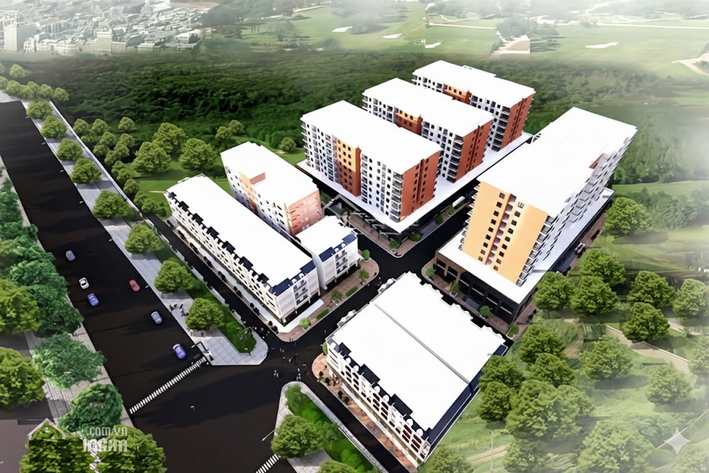 Toàn cảnh Nhà ở xã hội Sao Hồng, Huyện Quế Võ