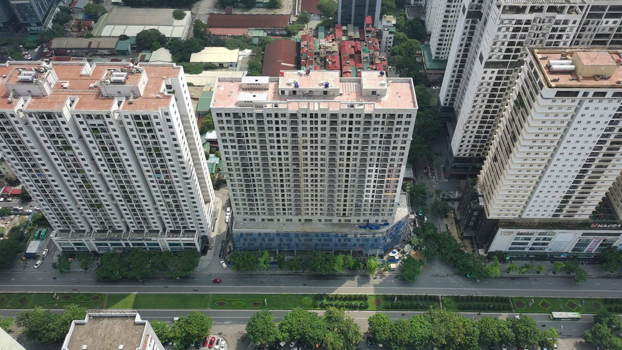 Tổng quan dự án Hacinco Hoàng Đạo Thúy (Hacinco Complex) từ bên ngoài