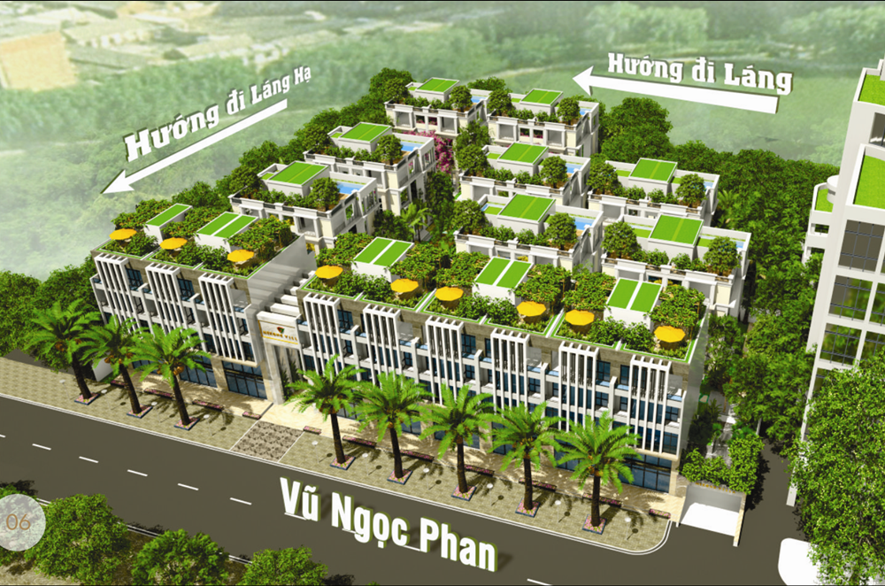 Phối cảnh Khu nhà ở Vũ Ngọc Phan