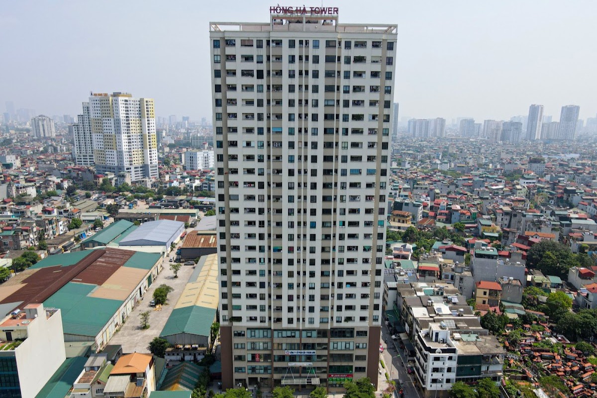 Phối cảnh chung cư Hồng Hà Tower