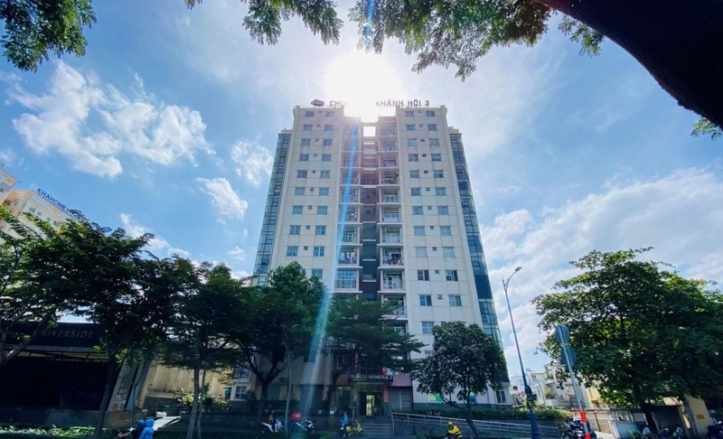 Hình ảnh chung cư Khánh Hội 3 với môi trường sống yên tĩnh và đầy đủ dịch vụ.