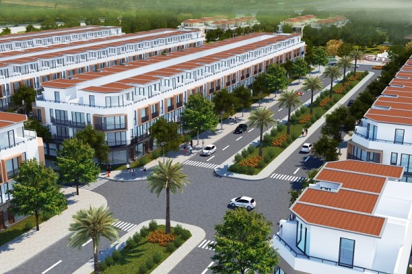 Tổng quan Khu đô thị mới Phố Nối House từ trên cao
