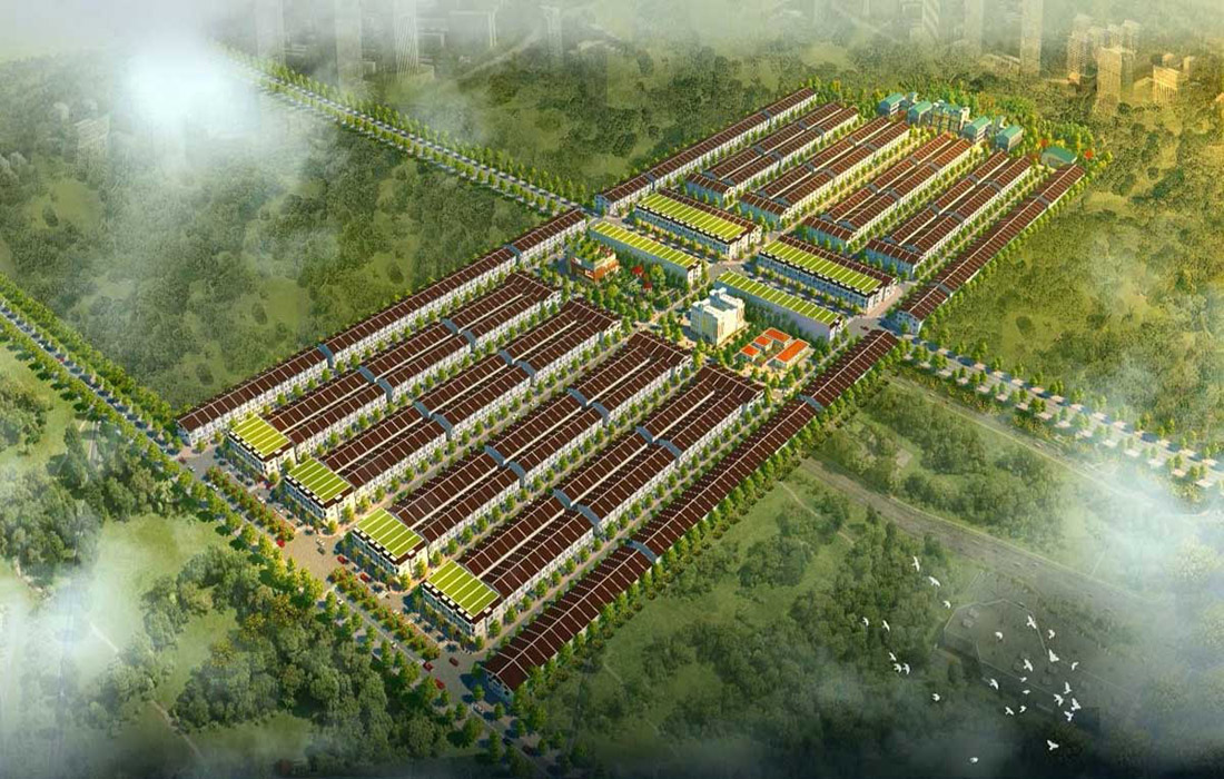 Phối cảnh Khu đô thị Nam An New City, Bàu Bàng