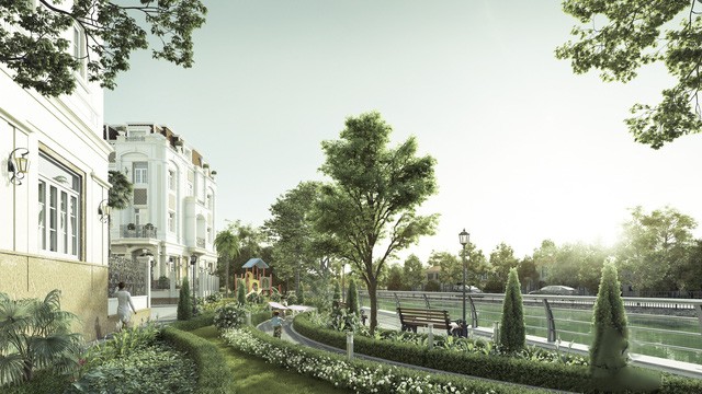 Phối cảnh tổng thể Little Village