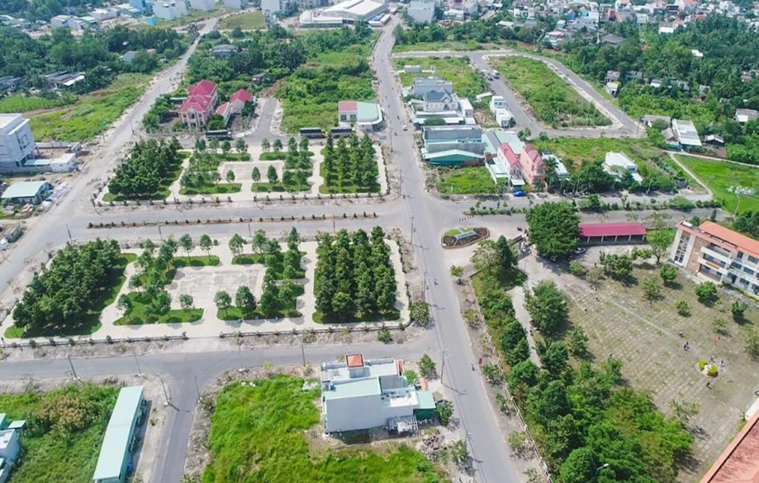 Cổng chào dự án Thung Lũng Xanh Long Thành