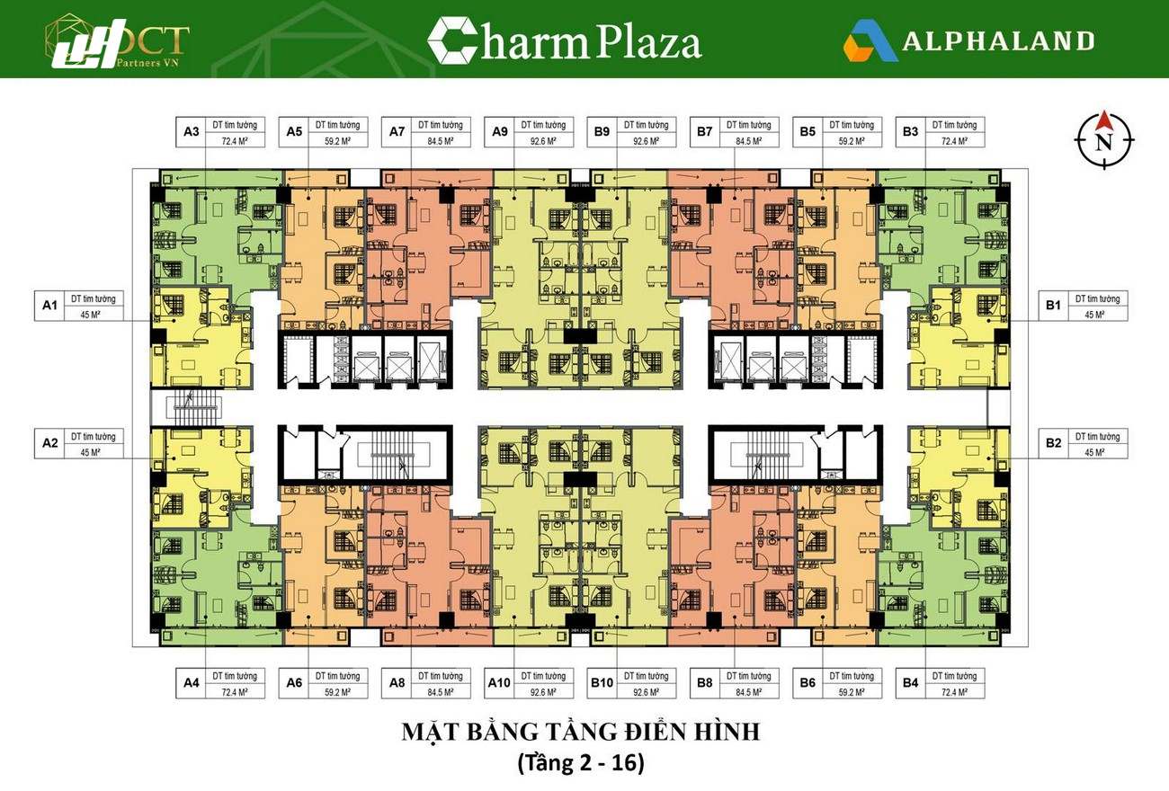 Thiết kế nội thất điển hình tại Charm Plaza