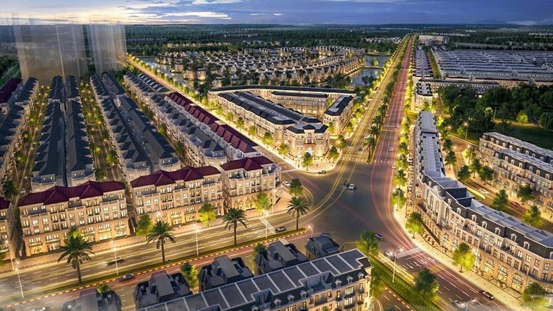 Thiết kế cảnh quan và tiện ích tại Mega Complex - Vinhomes Ocean Park 2