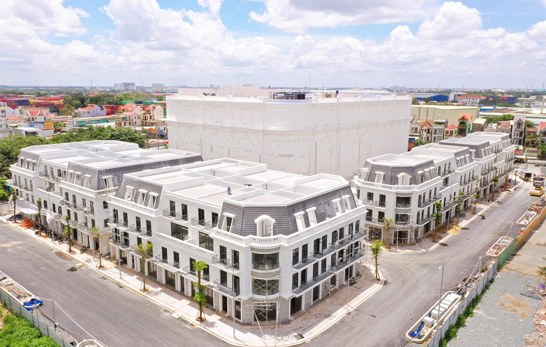 Toàn cảnh Vincom Shophouse Dĩ An, liền kề TTTM
