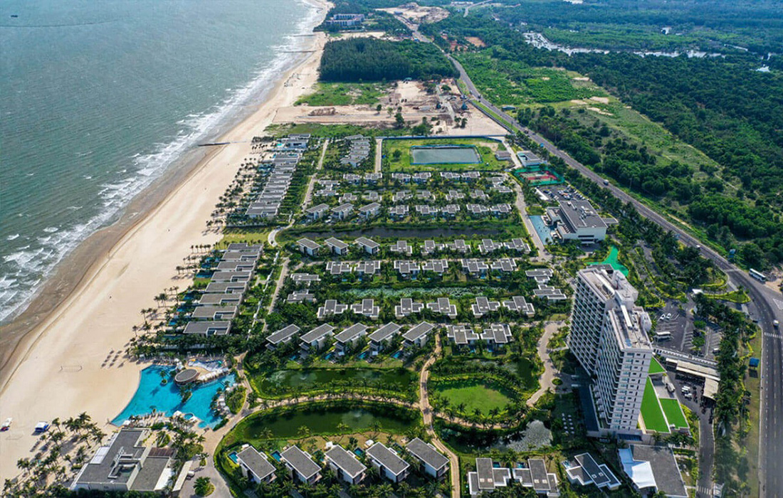 Khu vực biển Hồ Tràm