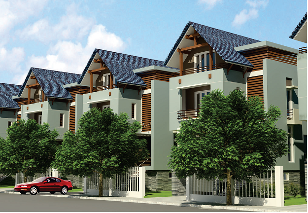 Phối cảnh tiện ích Khu đô thị Nam Vĩnh Hải với công viên và hồ bơi