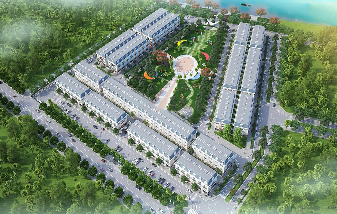 Phối cảnh đất nền Long Việt Riverside