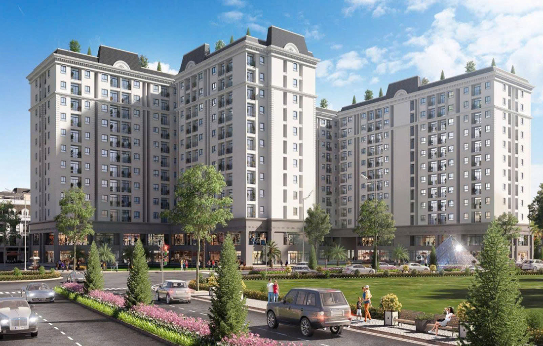 Phối cảnh Shophouse Hausman Premium Residences