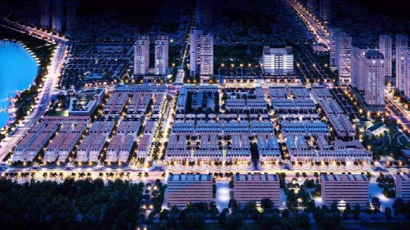 Phối cảnh tổng thể Khu đô thị Hoàng Văn Thụ