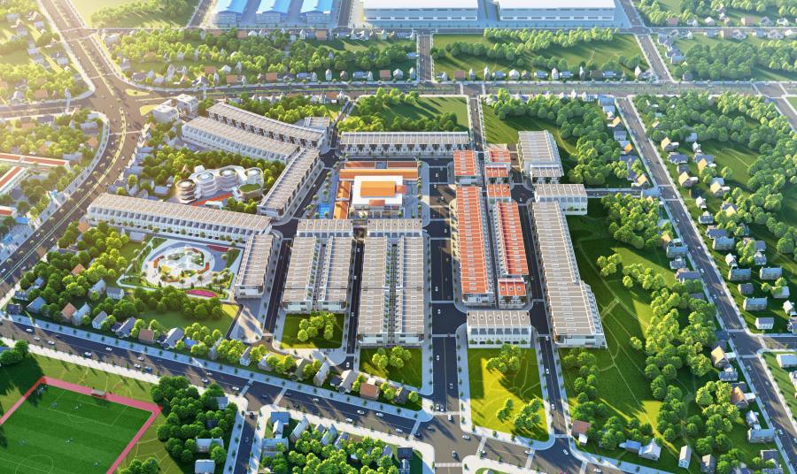 Không gian sống xanh tại Khu phố chợ Điện Nam Trung