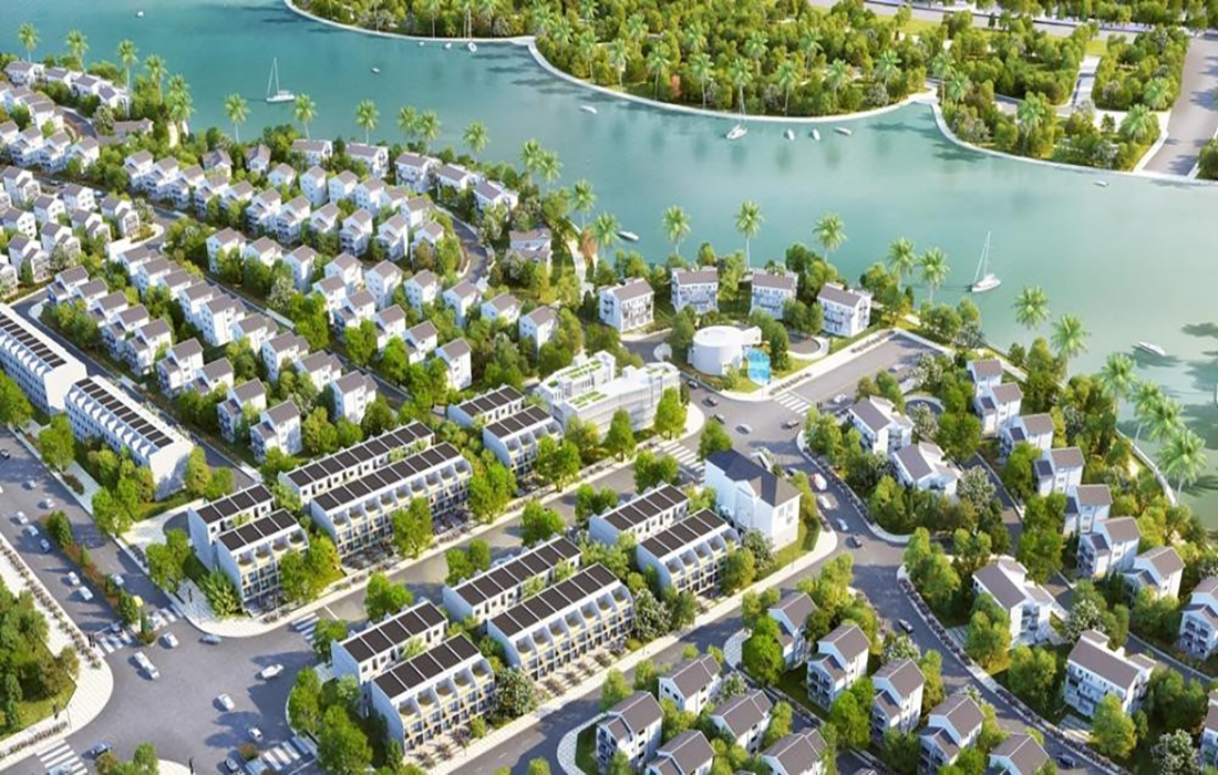 Phối cảnh Nhà phố liền kề Diamond City Đồng Nai