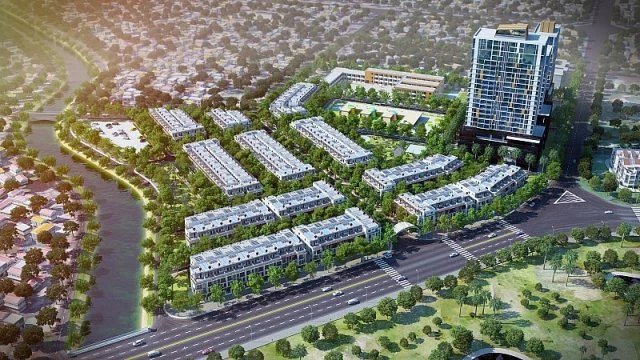 Phối cảnh tổng thể Khu chức năng đô thị Ao Sào