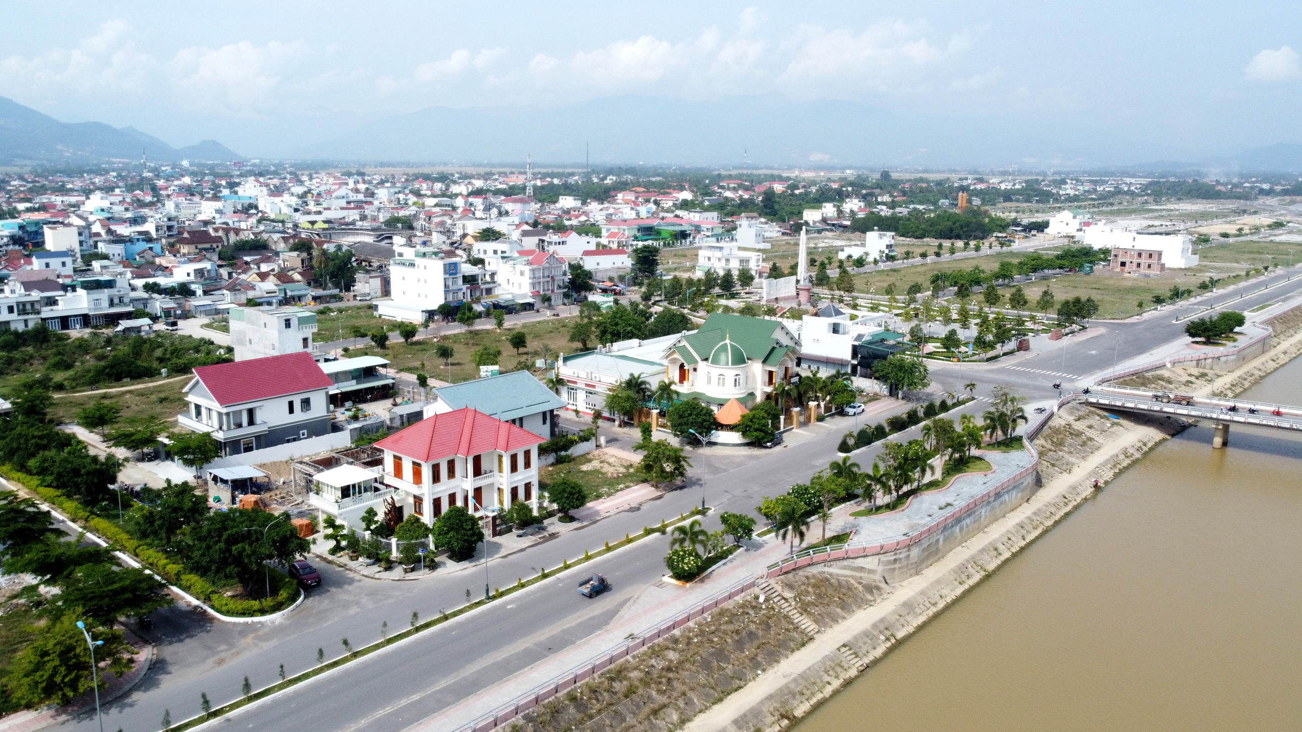 Tổng quan Khu đô thị mới Nam Sông Cái từ trên cao