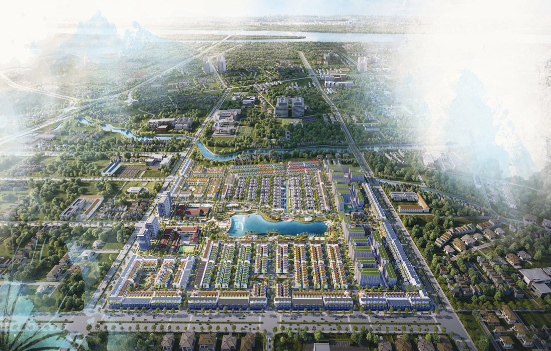 Công viên hồ cảnh quan tại Nam Long 1 Cần Thơ